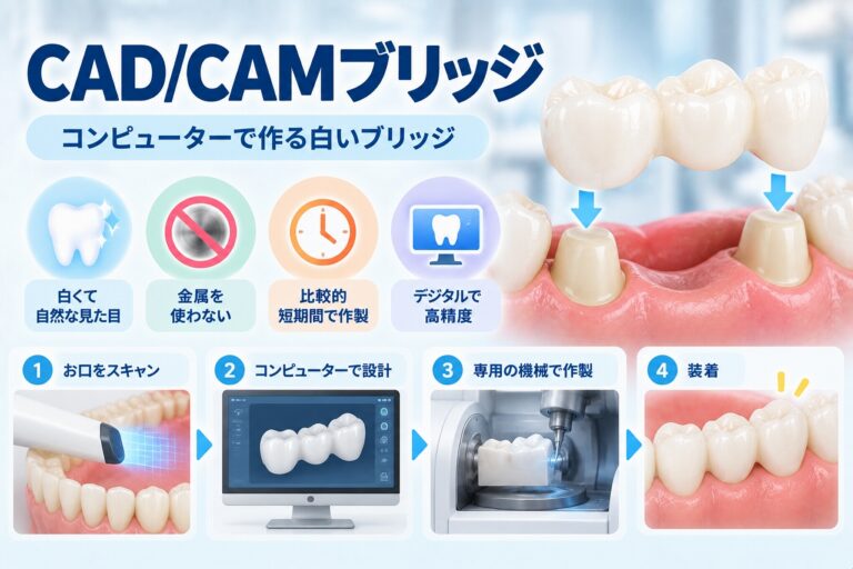 CAD/CAMブリッジとは｜デジタル技術で作る白いブリッジ