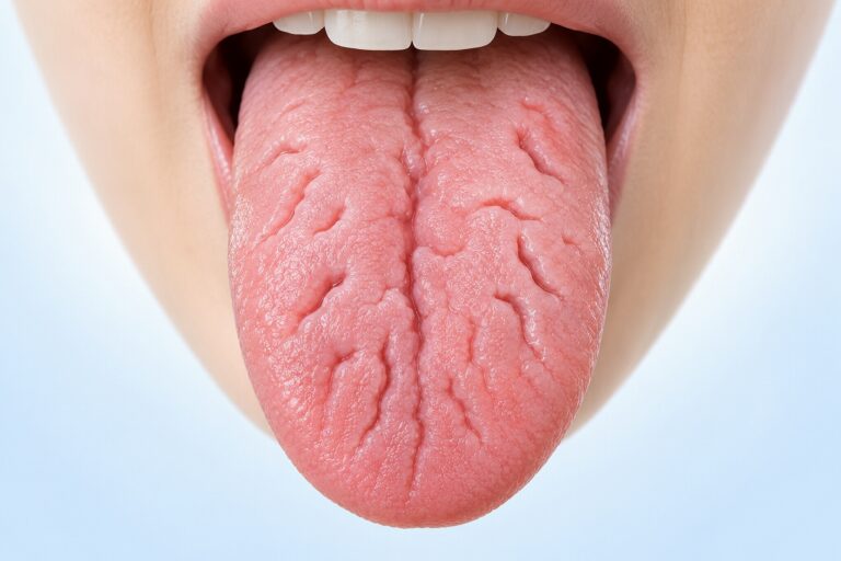 溝状舌（こうじょうぜつ）｜舌の表面に深い溝ができる状態