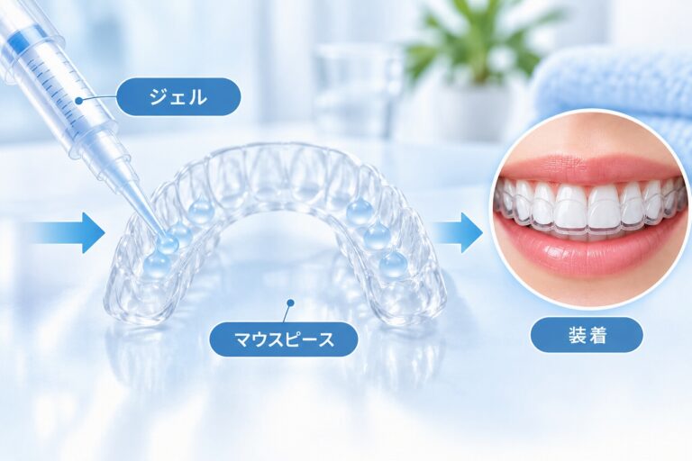 ホームホワイトニングジェルの使い方