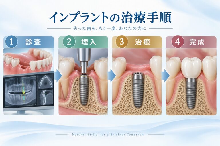 インプラントの治療手順｜診査から人工歯装着までの流れ
