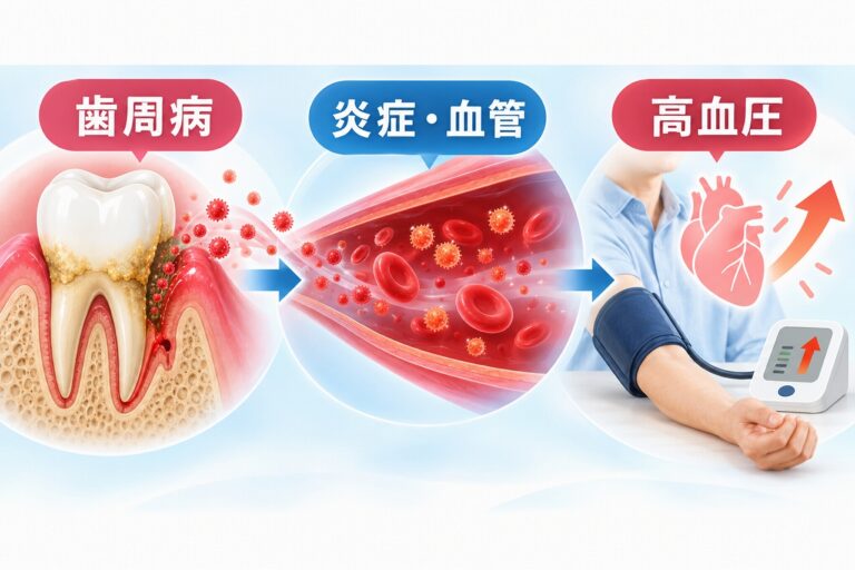 高血圧と歯周病の関係｜炎症と血管への影響