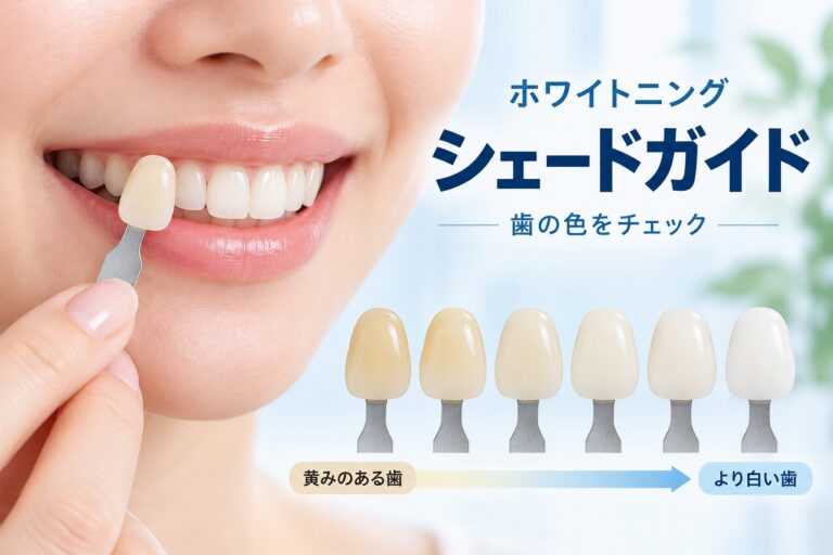 ホワイトニングのシェードガイド｜歯の色を確認する色見本