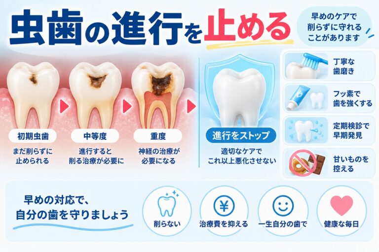 虫歯の進行を止めるには？初期虫歯を悪化させないための方法