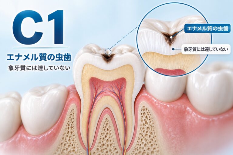 虫歯C1とは？エナメル質にとどまる初期の虫歯