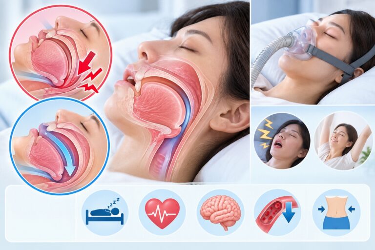 睡眠時無呼吸症候群（SAS）｜睡眠中に呼吸が止まる仕組み