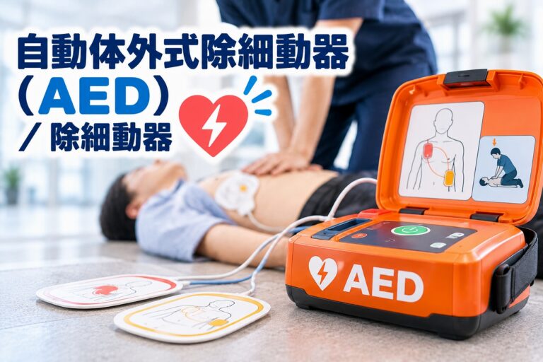 自動体外式除細動器（AED）とは？使い方・仕組み・心肺蘇生との関係を解説
