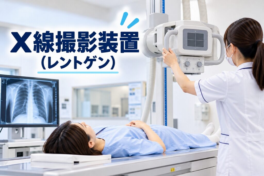 X線撮影装置（レントゲン）とは？仕組み・検査方法・被ばく・CTとの違いを解説