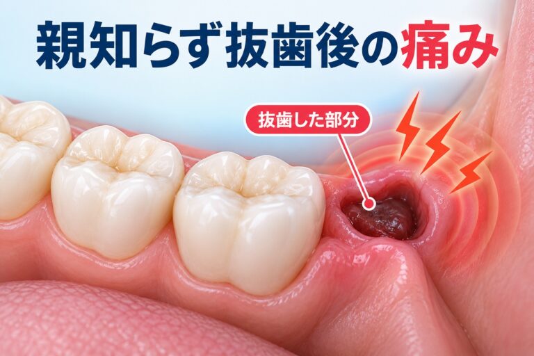 親知らず抜歯後の痛み｜抜歯した部分が痛む原因
