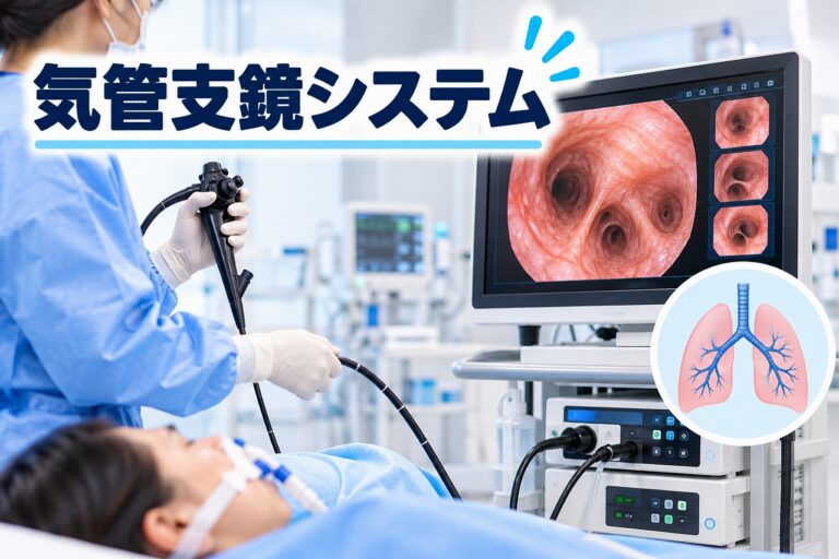 気管支鏡システムとは？検査の仕組み・気管支内視鏡の特徴・肺がん診断への活用を解説