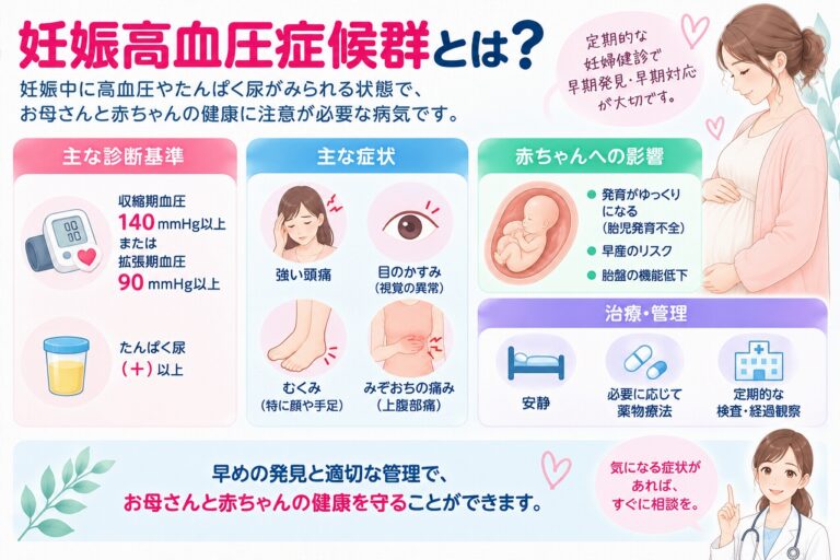 妊娠高血圧症候群とは？｜妊娠中の高血圧・症状と母体や赤ちゃんへの影響