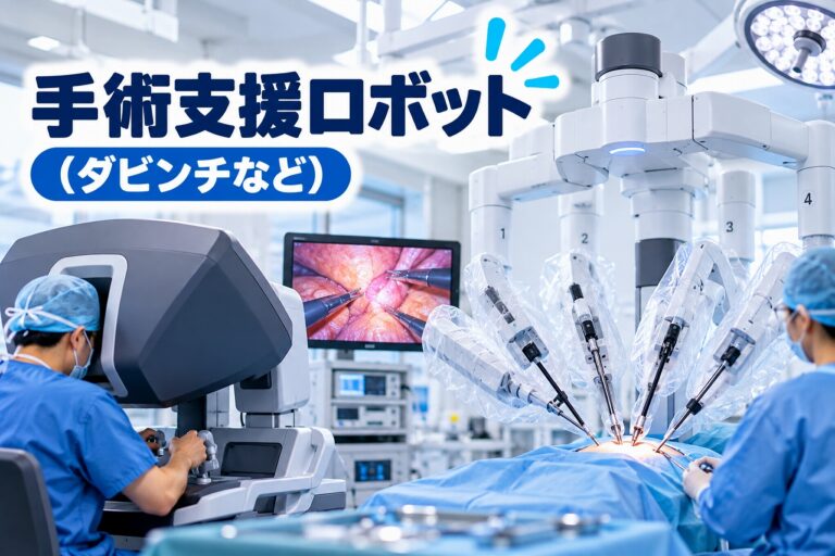 手術支援ロボット（ダビンチなど）とは？ロボット支援手術の仕組み・特徴・メリットを解説