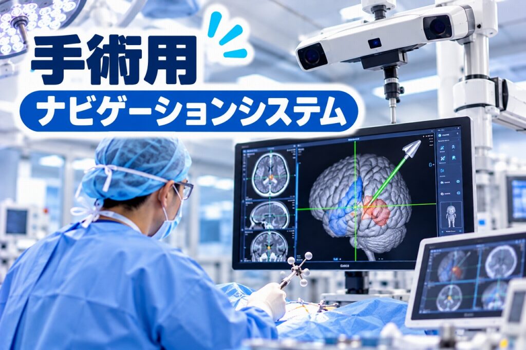 手術用ナビゲーションシステムとは？CT・MRI画像を活用した精密手術の仕組みと特徴を解説