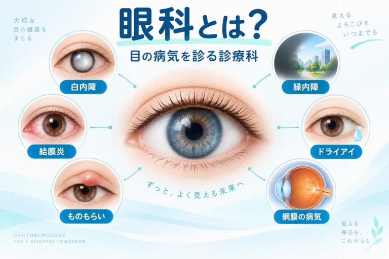 眼科とは？どんな病気を診る？｜白内障・緑内障・結膜炎など