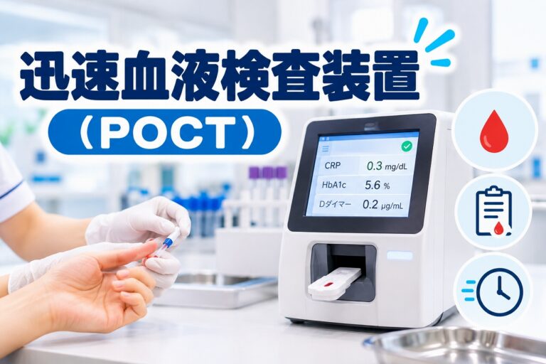 迅速血液検査装置（POCT）とは？検査の仕組み・CRP・HbA1c・Dダイマーの測定と特徴を解説